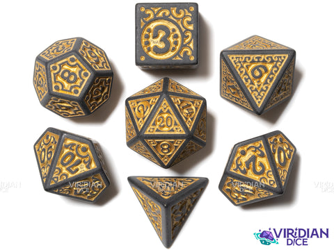 Golden Flame V2 | Black and Gold Ornate 