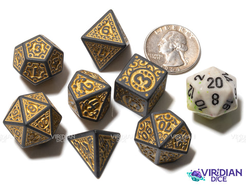 Golden Flame V2 | Black and Gold Ornate 