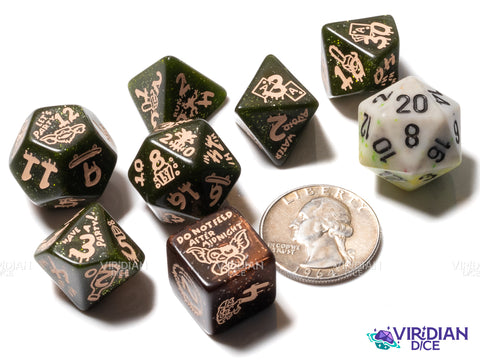 Gremlins RPG Dice Set | Acrylic Polyhedral Dice (7)