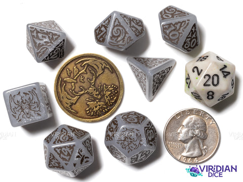 The Witcher: Leshen - The Shapeshifter | Acrylic Polyhedral Dice Set (7)