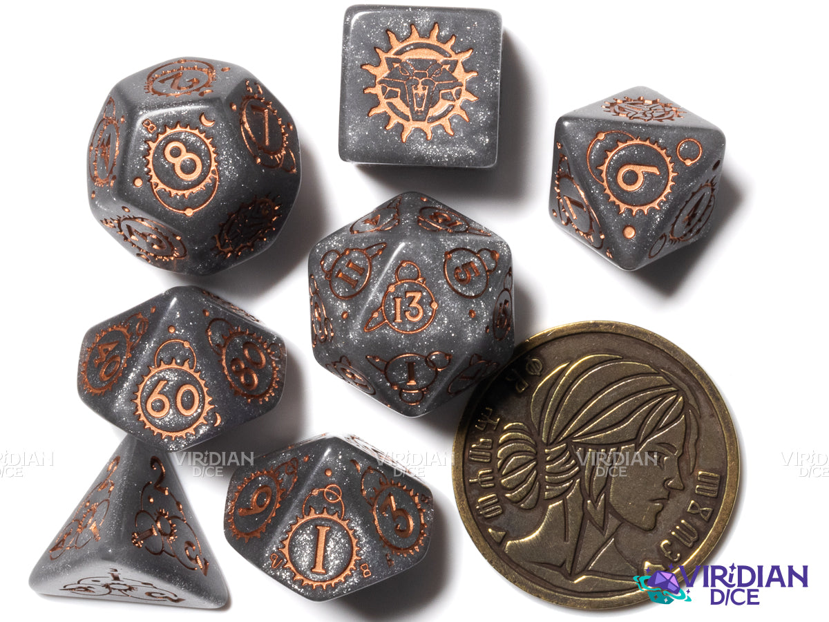 The Witcher Dice Set: Ciri (Elder Blood) | Acrylic Polyhedral Dice (7)