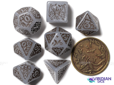 The Witcher: Leshen - The Shapeshifter | Acrylic Polyhedral Dice Set (7)