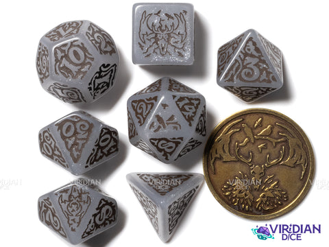 The Witcher: Leshen - The Shapeshifter | Acrylic Polyhedral Dice Set (7)
