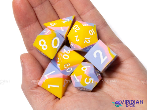 Tux's Beach Party Silicone | Silicone Polyhedral Dice (7)