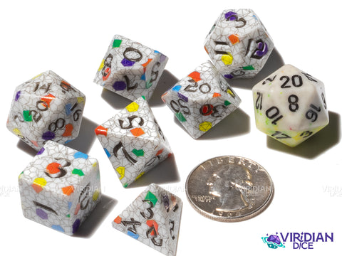 Full Art Dice Set™: Origin | Acrylic Polyhedral Dice (7)