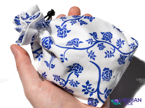 Full Art Dice Pouch: Porcelain | Delft Design | Dice Bag