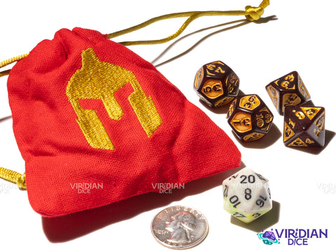 Superiority Dice | Gyld Specialty Fighter/Battlemaster Dice | Acrylic Dice (17 + Bag)