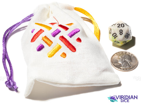 Wild Magic Dice | Gyld Specialty Wizard Dice | Acrylic Dice (3 + Bag)