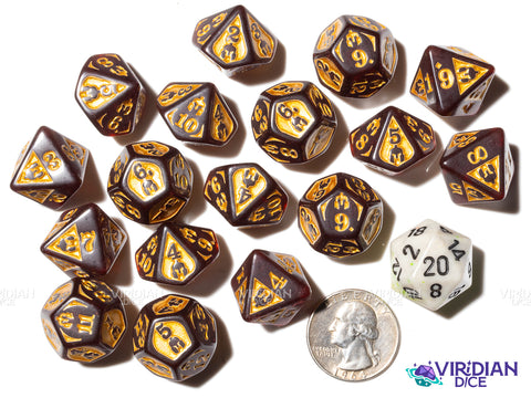 Superiority Dice | Gyld Specialty Fighter/Battlemaster Dice | Acrylic Dice (17 + Bag)