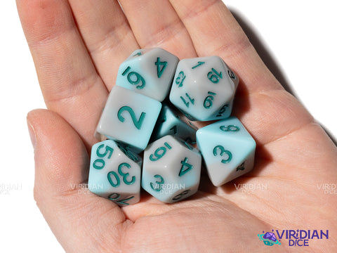 Beachfront Garrison | Resin Polyhedral Dice (7)