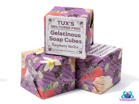 Tux's 98% Curse-Free Gelatinous Soap | Handmade with Mystery Dice Set Inside | Made in Syracuse, NY