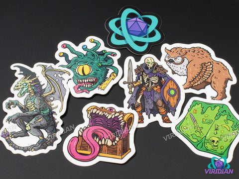 Sticker Pals: Monster (Wave 2) | Dnd/TTRPG Monster Stickers | D&D-esque Fantasy Creature Art