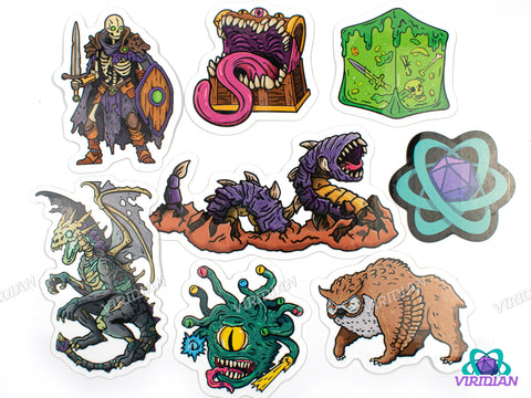 Sticker Pals: Monster (Wave 2) | Dnd/TTRPG Monster Stickers | D&D-esque Fantasy Creature Art