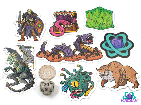 Sticker Pals: Monster (Wave 2) | Dnd/TTRPG Monster Stickers | D&D-esque Fantasy Creature Art