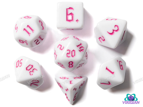 Classic White & Gothic Magenta