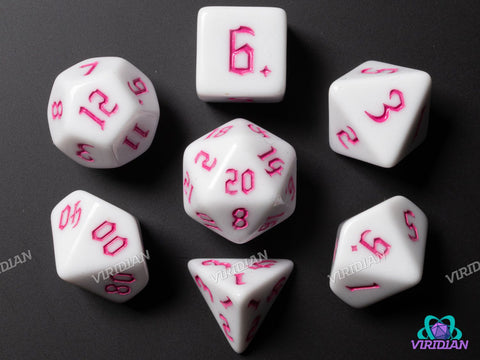 Classic White & Gothic Magenta