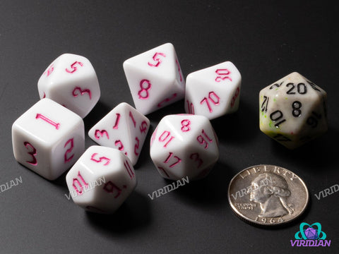 Classic White & Gothic Magenta