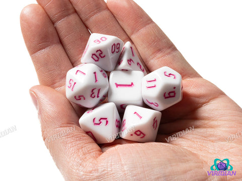 Classic White & Gothic Magenta