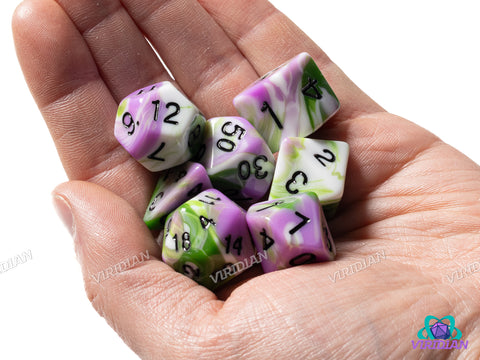 Fungal Court | Acrylic Polyhedral Dice (7)