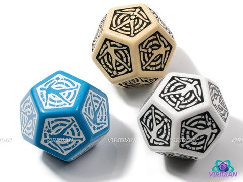 Hit Location Die | Giant (30mm) 12-Sided Random Body-Part Generator Di ...