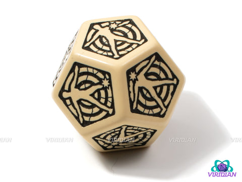Hit Location Die | Giant (30mm) 12-Sided Random Body-Part Generator Di ...