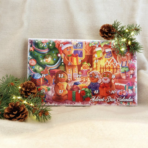 Q-Workshop's Dice Advent Calendar (#6, 2025) | Christmas Gift December | Mystery Dice DnD
