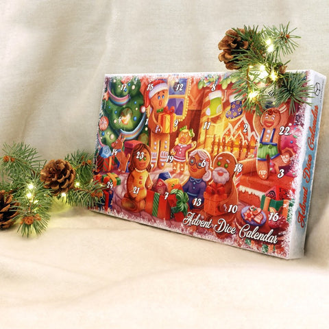 Q-Workshop's Dice Advent Calendar (#6, 2025) | Christmas Gift December | Mystery Dice DnD