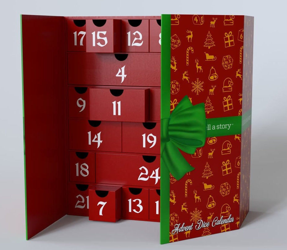 [PRE-ORDER] Q-Workshop Dice Advent Calendar 2026 [Exclusive Edition] | Christmas Mystery Dice