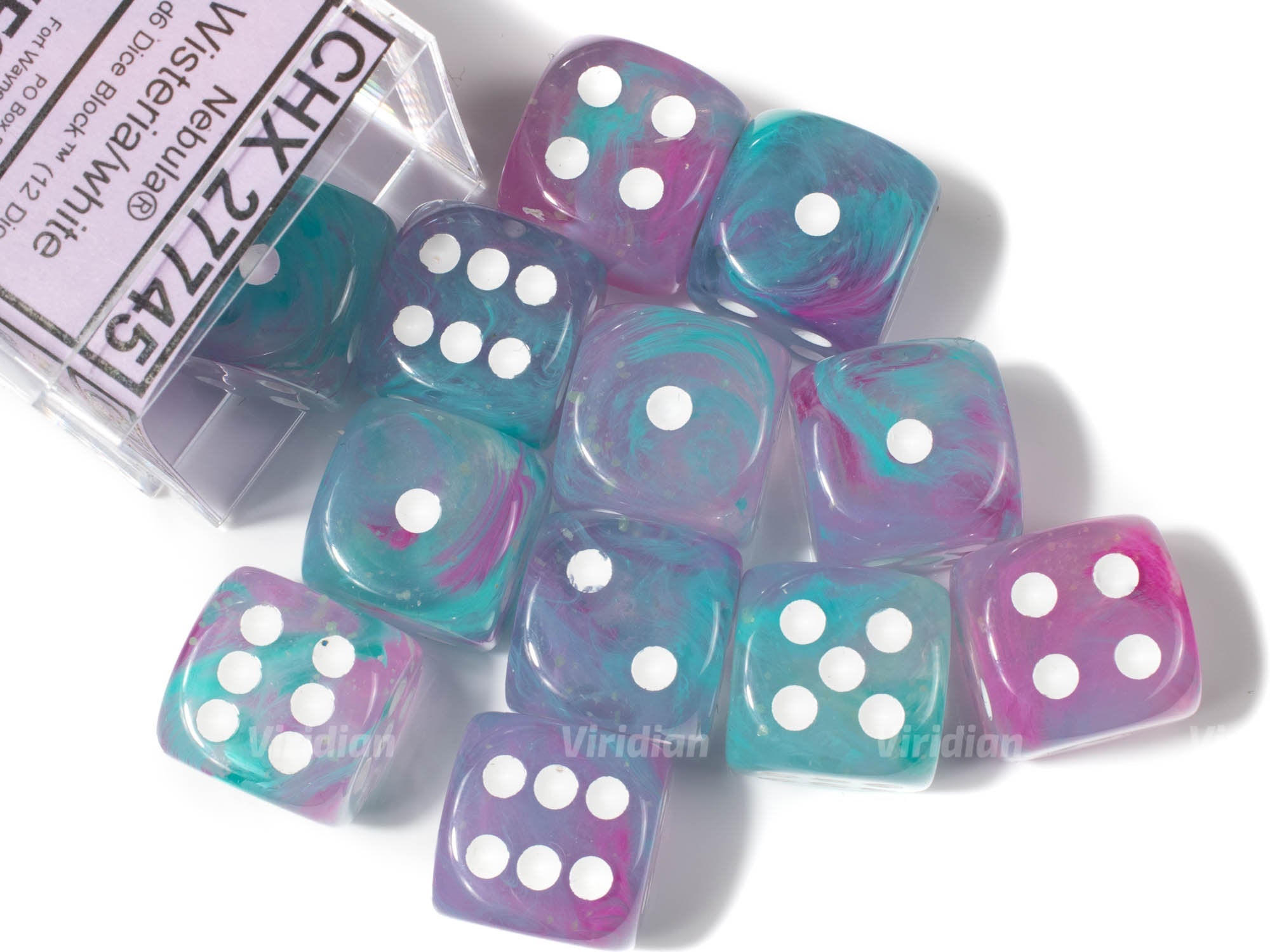 みずいろ メタヘキテ Nebula Wisteria Luminary (D6s) | Iridescent Blue Purple Nebula