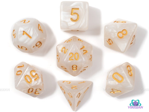 Sarenrae's Blessing | Acrylic Dice Set (7 or 11) | Dungeons and Dragons (DnD)