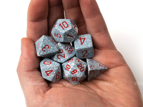 Speckled Air | Grey & White | Chessex Dice Set (7)