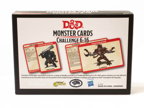 Monster Cards - Challenge 6-16