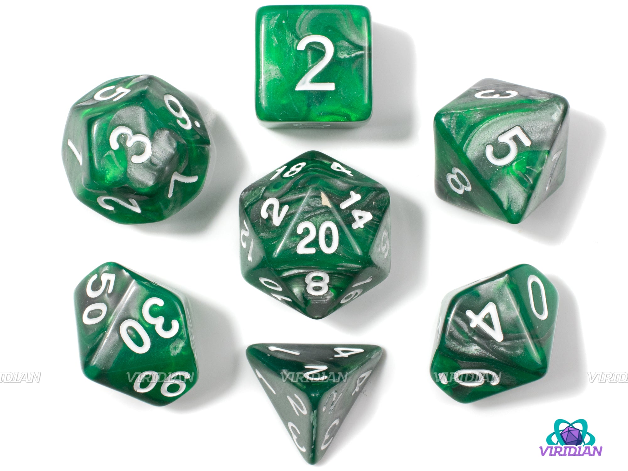 Bio-Mechanical (discontinued) | Grey and Green Swirled Acrylic