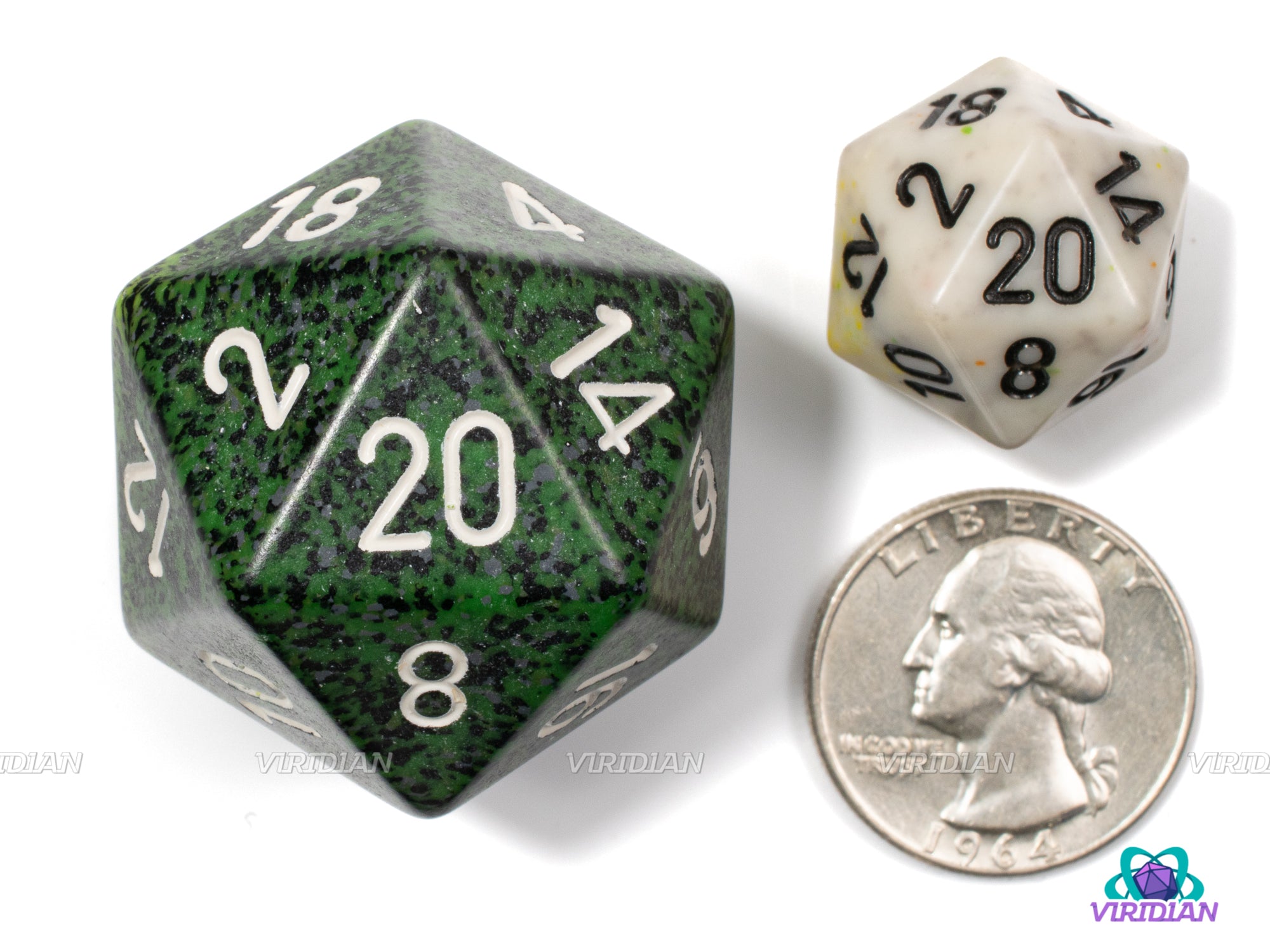 Speckled Recon Large D20 | 34mm Acrylic D20 Die (1) | Chessex