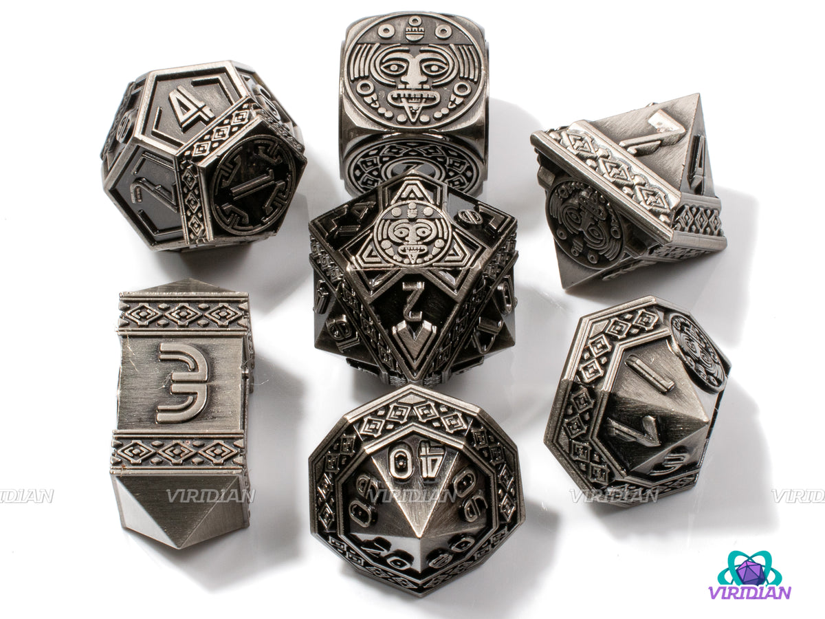 Ritual of Silver | Silver & Dark Grey Aztec Ancient Civilization Style ...