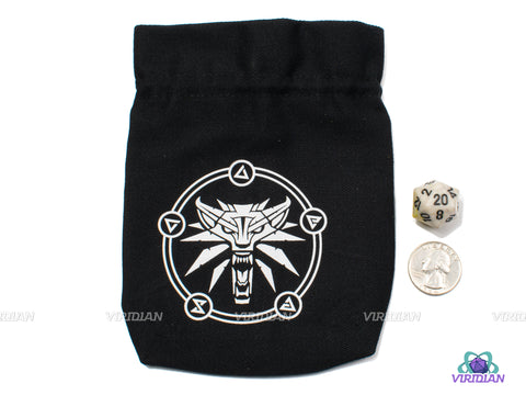 Geralt - School of the Wolf | The Witcher Dice Pouch Bag | Q Workshop