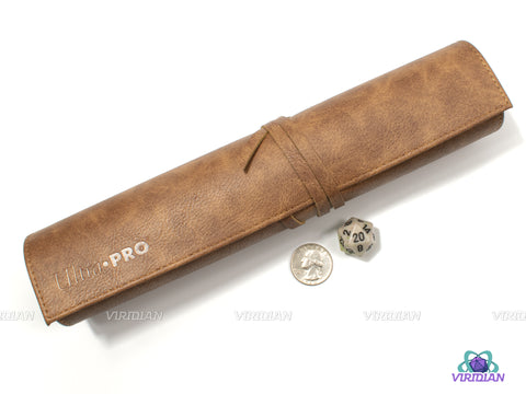 Dice Scroll | Rollable Zippered Faux Leather Rolling Mat