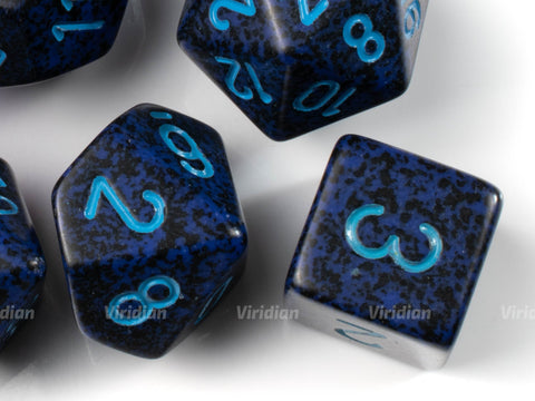 Speckled Cobalt | Blue & Violet | Chessex Dice Set (7)