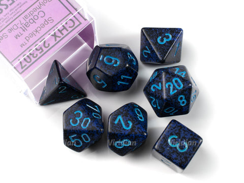Speckled Cobalt | Blue & Violet | Chessex Dice Set (7)