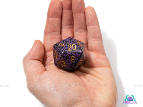 Speckled Hurricane | 34mm Large Acrylic D20 Die (1) | Chessex